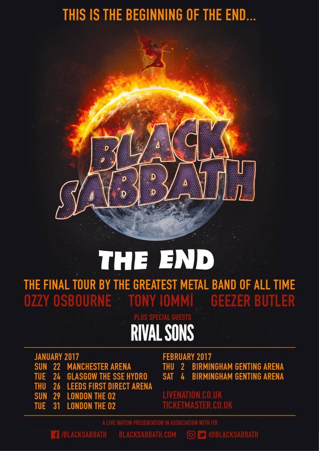 BLACK SABBATH дали свой последний концерт. Фанаты выложили видео