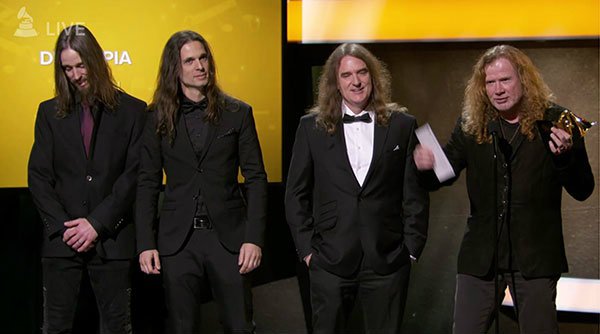 Megadeth получил первый Грэмми