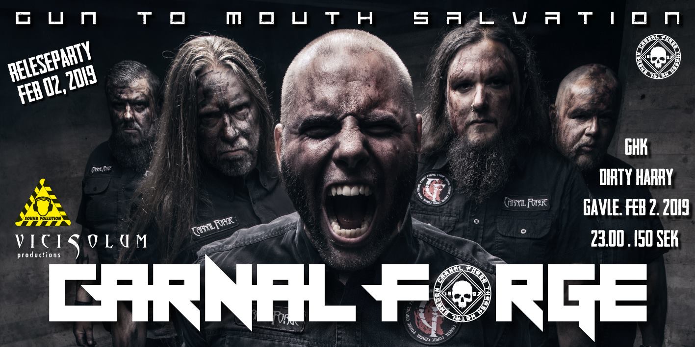 CARNAL FORGE выпустили новое видео Reforged с предстоящего альбома Gun To Mouth Salvation