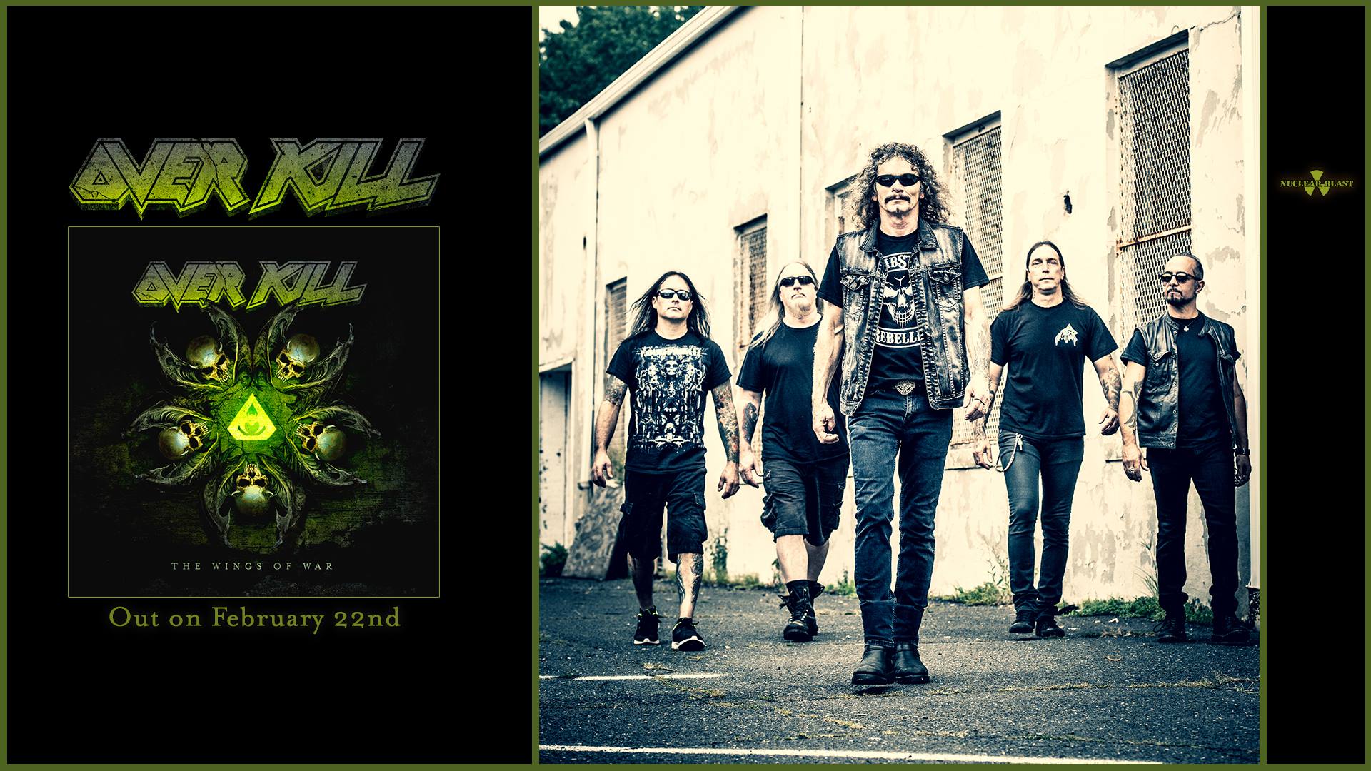 Новый альбом OVERKILL — The Wings of War