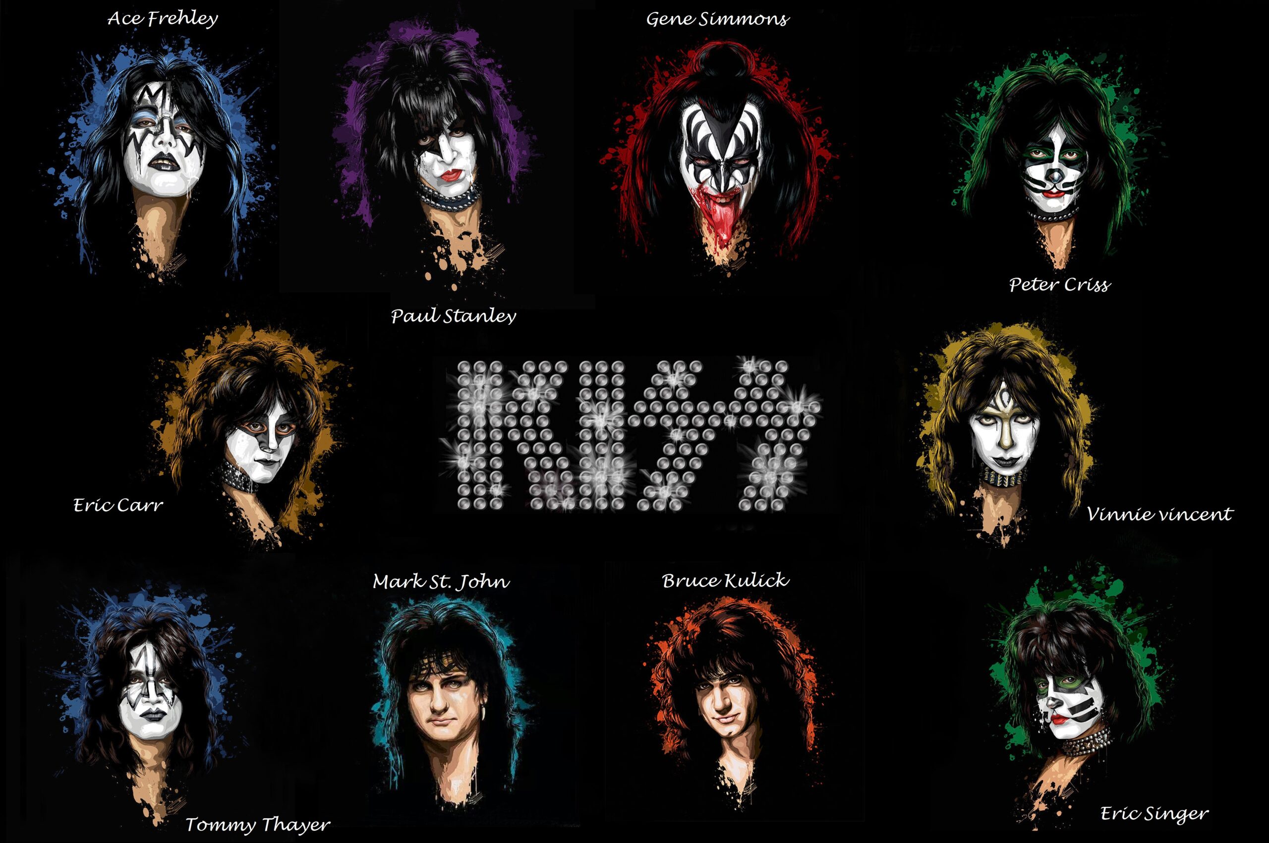 Кто пел больше всего песен в KISS?